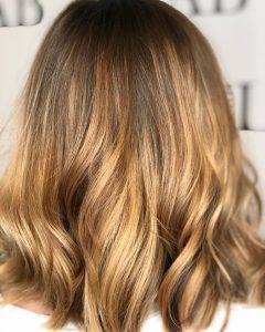 gold balayage hair colours at top salon woking