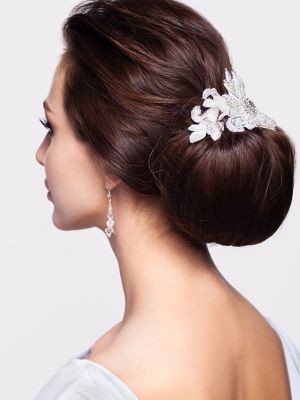 low chignon hairstyles for brides best local Woking salons